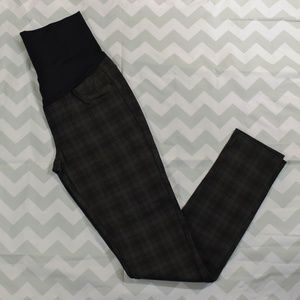 Stitch Fix Liverpool plaid maternity skinny pants